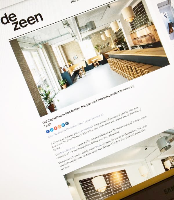 Dezeen feature on BRUS