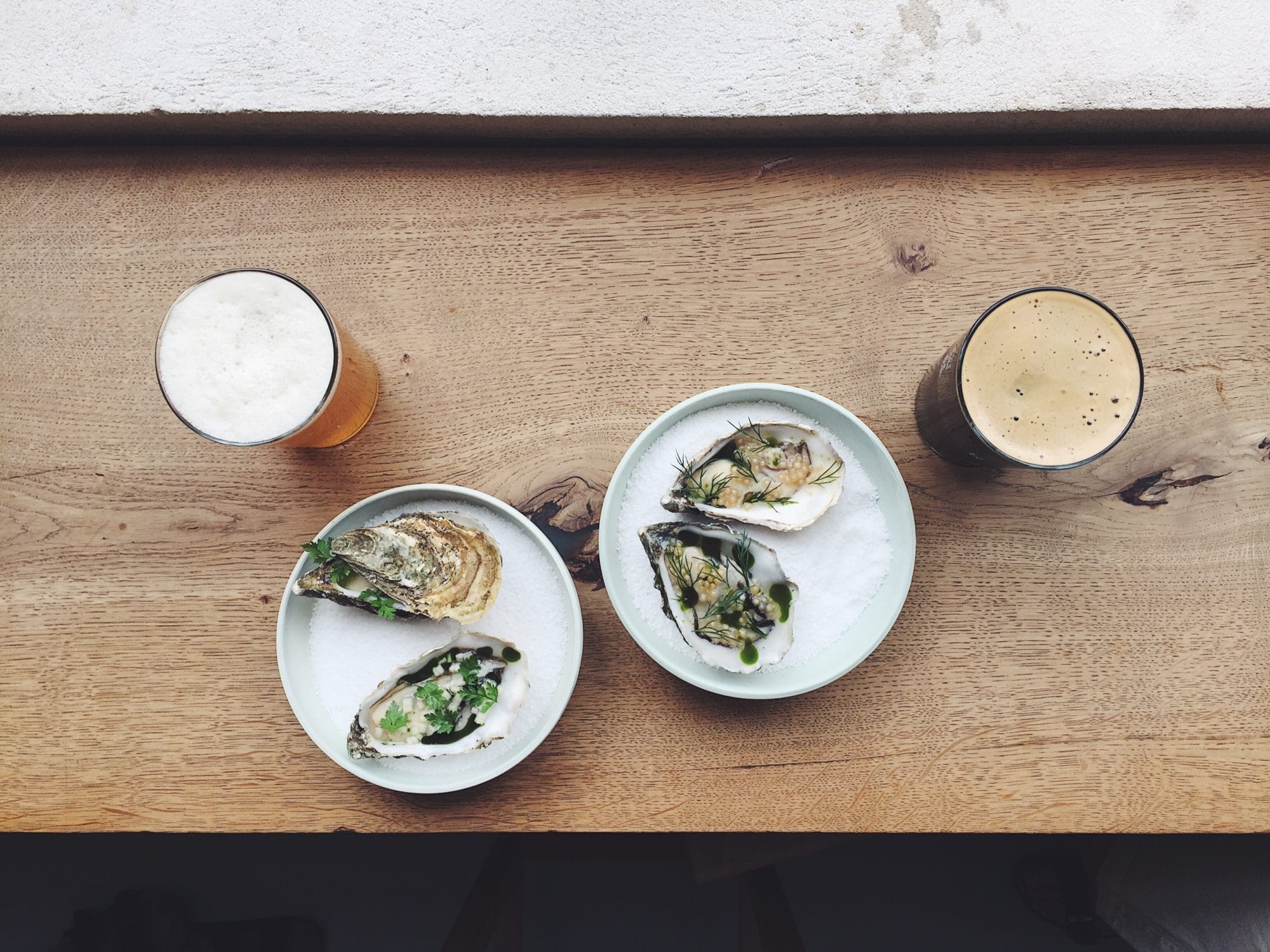 Happy New Years Oysters & Beers at BRUS