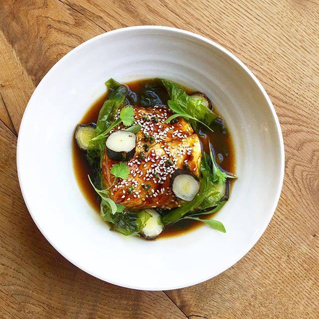 Miso Glazed Cod on the menu