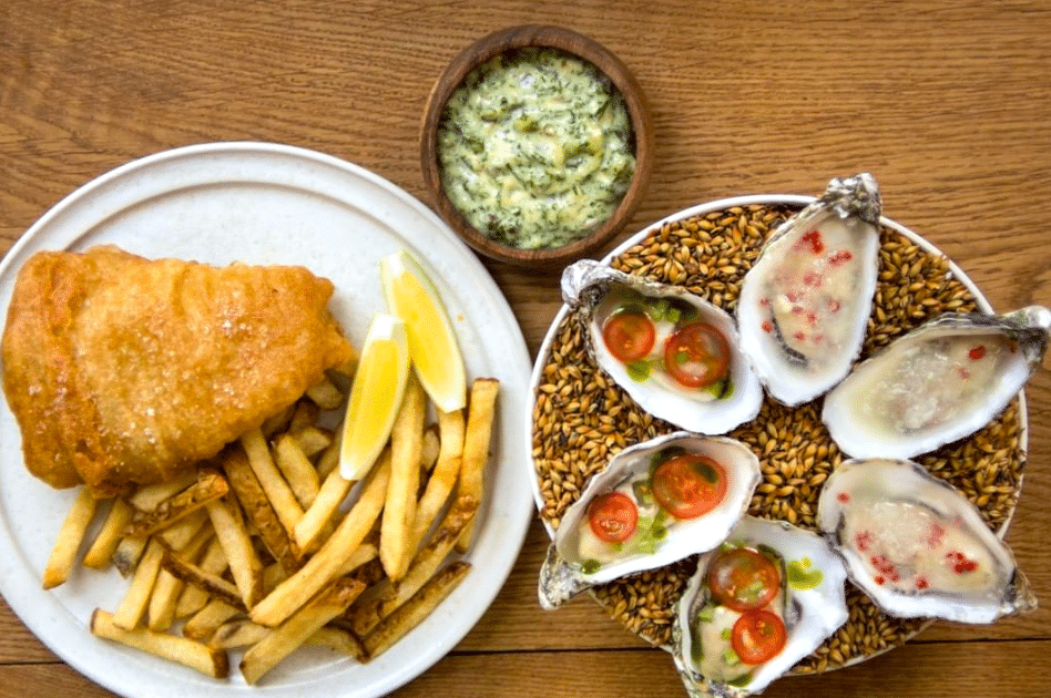 Fish & Chips, and Oysters!